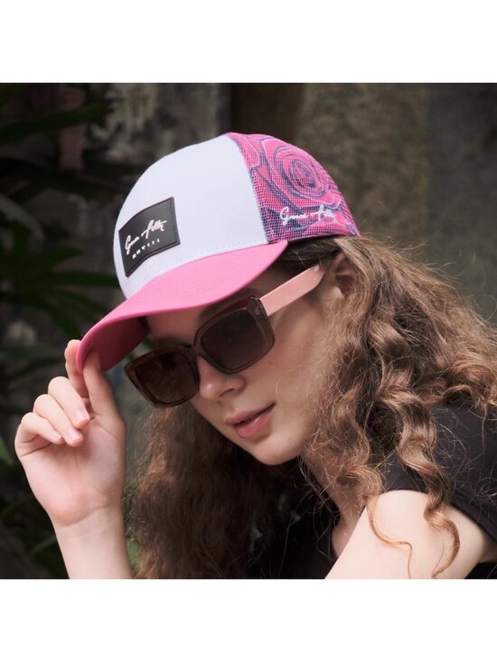 〽️Women Rose Pink Snapback Baseball Cap Beach Trucker Accessories Hats main image 5